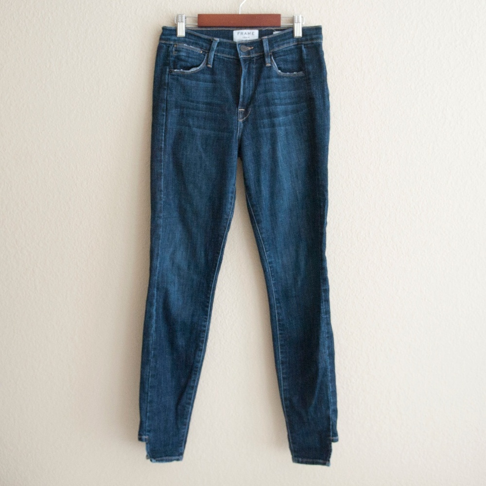 ✨HP✨ Frame Denim Le High Skinny Side Step Jeans